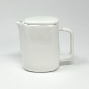 Alessi for Delta Airlines First Class Creamer with Lid Mini Teapot White